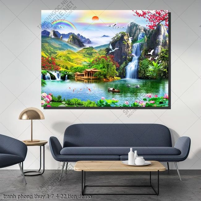 tranh phong thuy 1 7 4 22 tien